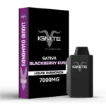 Ignite Blackberry Kush Sativa Liquid Diamonds 7000MG