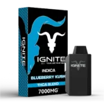 Ignite Blueberry Kush Indica THCA Blend 7000MG