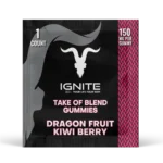Ignite Dragon Fruit Kiwi Berry Take of Blend Gummies 150 MG