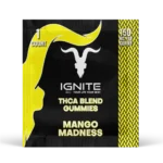Ignite Mango Madness THCA Blend Gummies 150 MG