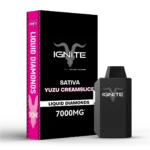 Ignite Yuzu Creamslice Sativa Liquid Diamonds 7000MG