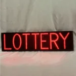 Lottery PCB Signs (30×9 Inch with Switch) (Inside White + Outside Blue)