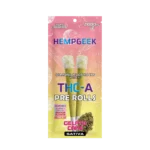 HEMPGEEK THC-A PRE ROLLS GELATO CAKE SATIVA 2000 MG x2